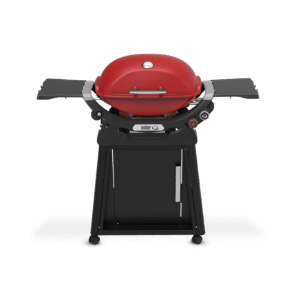 Weber - Q 2800N+ Gas Grill with Premium Stand - Flame Red
