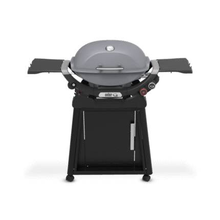 Weber - Q 2800N+ Gas Grill with Premium Stand - Smoke Grey
