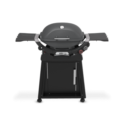 Weber - Q 2800N+ Gas Grill with Premium Stand - Charcoal