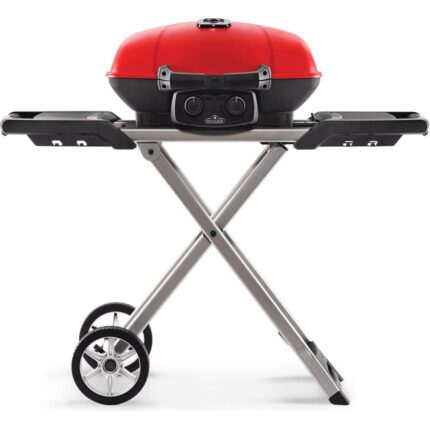 Napoleon TravelQ 285X With Scissor Cart & Griddle - Red