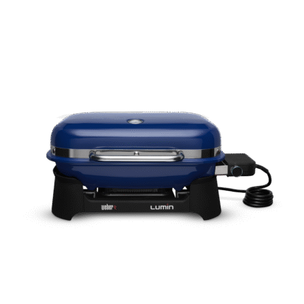 Weber - Lumin Electric Grill - Deep Ocean Blue
